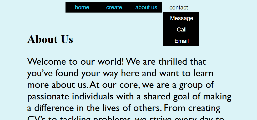 CV Creator Website screenshot 4